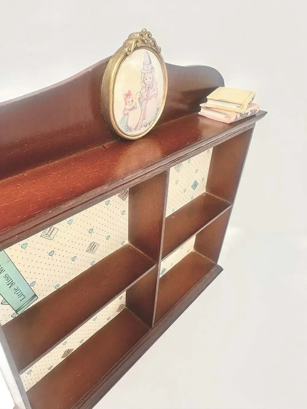 Wooden Fairytale Apothecary Shelf - “ Memories Of Yesterday “ by Enesco 1993